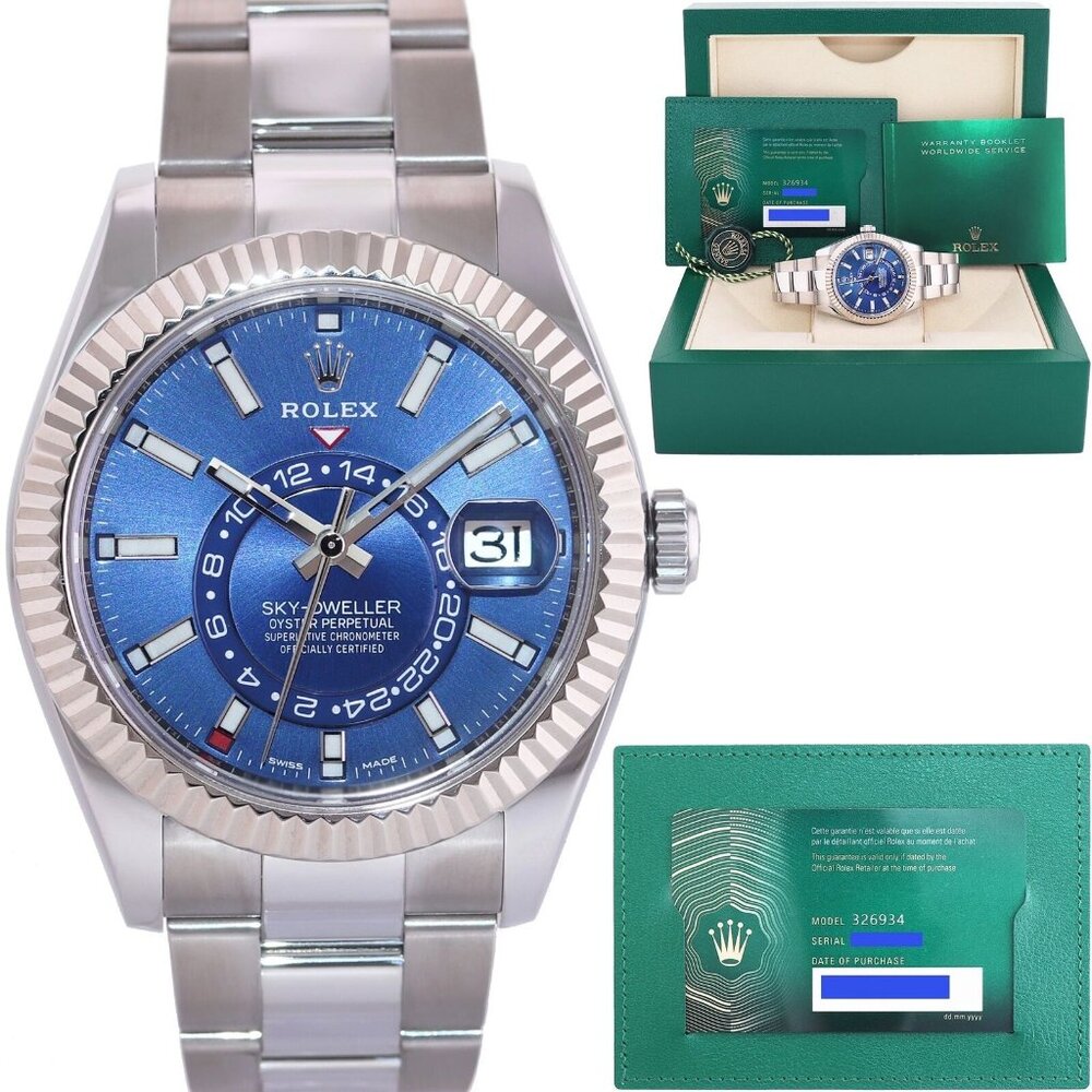 NEW ROLEX SKY DWELLER WATCH WITH BOX AND TAG - Picture 2 of 7